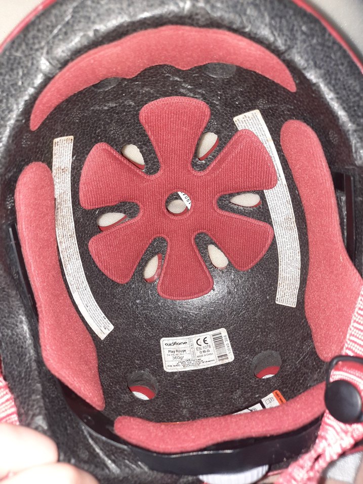 Kırmızı çocuk Biker Kask - Görsel 5