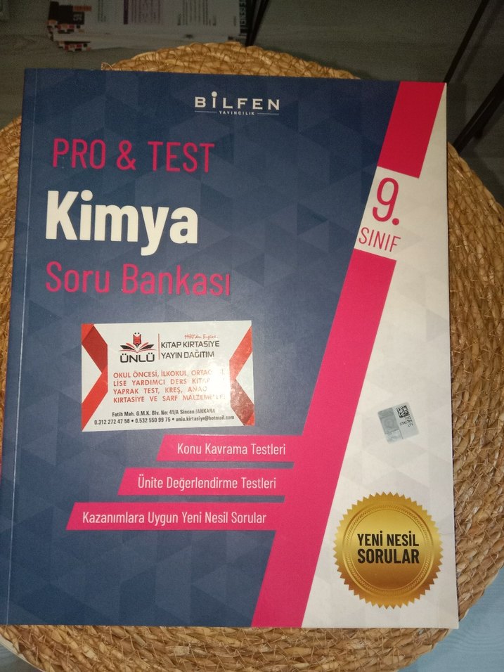 PRO&TEST 9. Sınıf Kimya Soru Bankası - Görsel 3