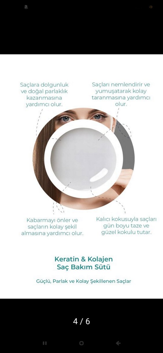 Embeauty Keratin & Kolajen Saç Bakım Sütü 200ml - Görsel 4