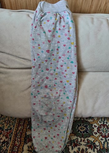 Gri Kalpli Bağcıklı Kız Eşofman Altı - Görsel 5