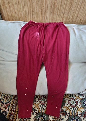 Kırmızı Kız Çocuk Tayt - Görsel 4