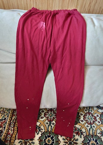 Kırmızı Kız Çocuk Tayt - Görsel 3