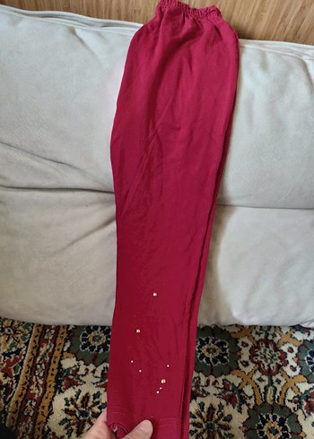 Kırmızı Kız Çocuk Tayt - Görsel 7