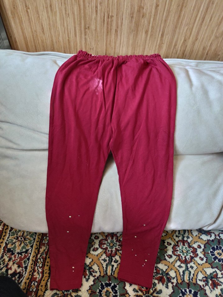 Kırmızı Kız Çocuk Tayt - Görsel 4