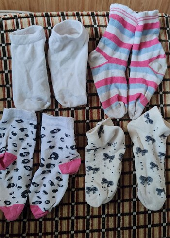 Kız Çocuk Pamuklu Çoraplar - Görsel 4