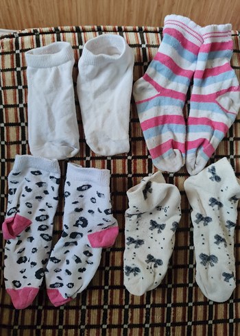 Kız Çocuk Pamuklu Çoraplar - Görsel 3