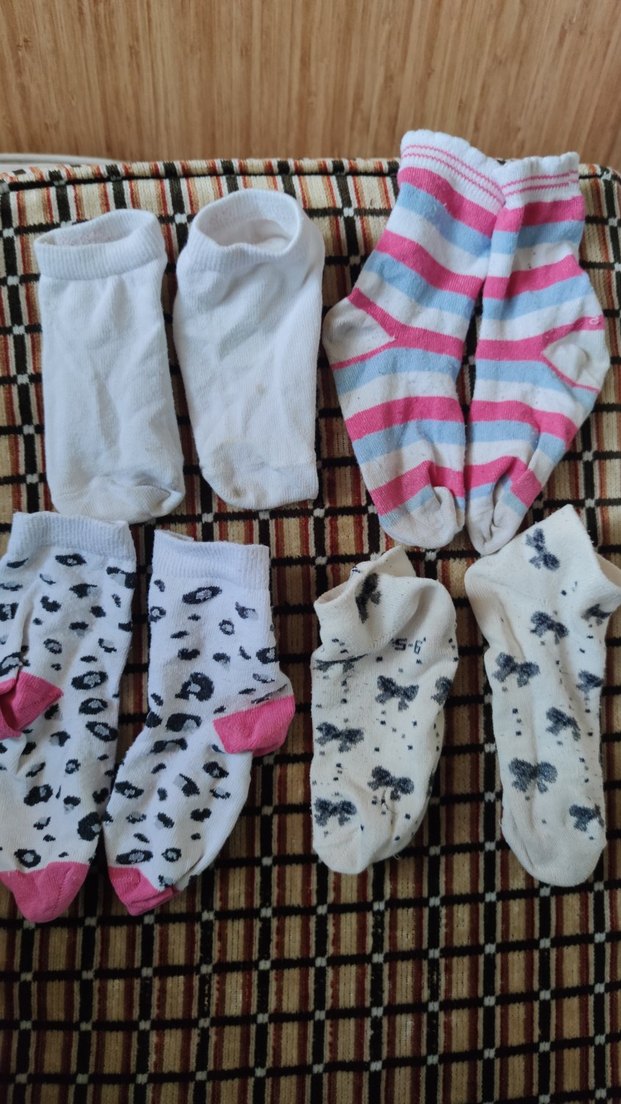 Kız Çocuk Pamuklu Çoraplar - Görsel 4