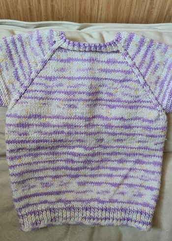 Kız Çocuk Örgü Kısa Kollu Hırka - Görsel 5