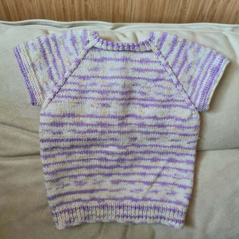 Kız Çocuk Örgü Kısa Kollu Hırka - Görsel 5