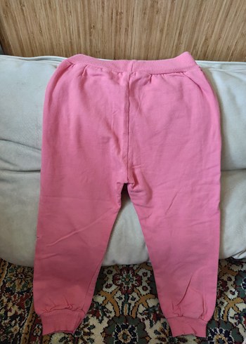 Kızlar için Pembe Rahat Eşofman Altı - Görsel 4