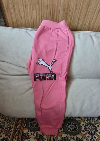 Kızlar için Pembe Rahat Eşofman Altı - Görsel 6