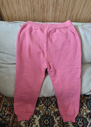 Kızlar için Pembe Rahat Eşofman Altı - Görsel 5