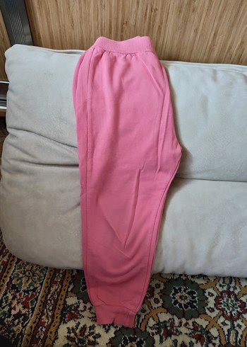 Kızlar için Pembe Rahat Eşofman Altı - Görsel 7