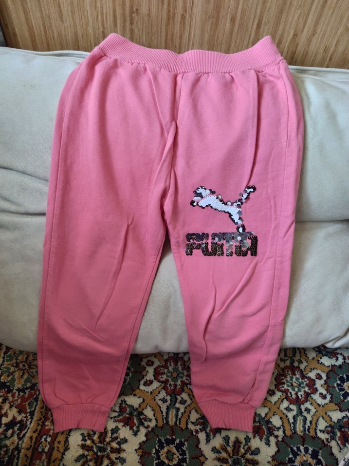 Kızlar için Pembe Rahat Eşofman Altı - Görsel 3