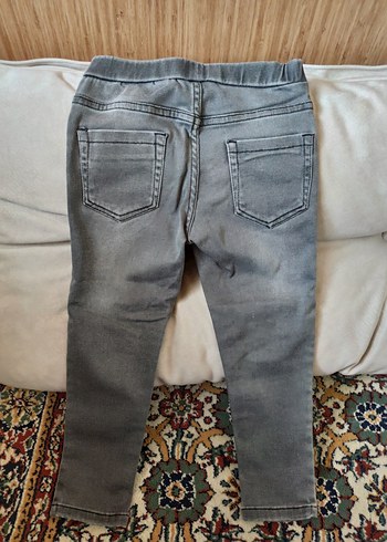 Gri Erkek Çocuk Slim Fit Kot Pantolon - Görsel 5