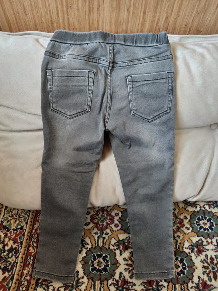 Gri Erkek Çocuk Slim Fit Kot Pantolon - Görsel 5