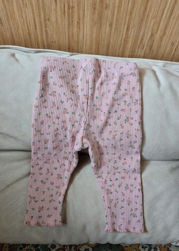 Pembe Pliseli Kız Tayt - Görsel 4