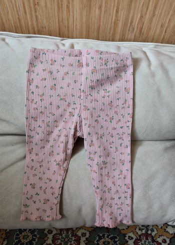 Pembe Pliseli Kız Tayt - Görsel 2