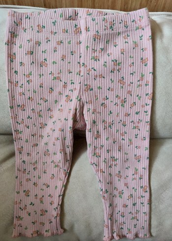 Pembe Pliseli Kız Tayt - Görsel 5