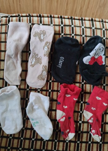 Kız Çocuk Pamuklu Çorap Seti - Görsel 3