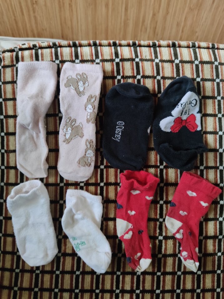 Kız Çocuk Pamuklu Çorap Seti - Görsel 2