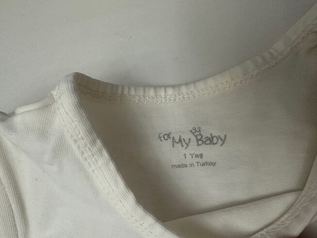 For My Baby 1 yaş kız çocuğu unicorn badi