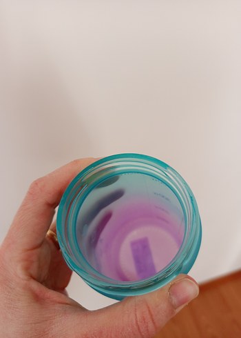 Mavi renk motivasyon matarası - Görsel 6