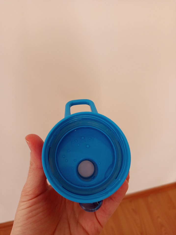 Mavi renk motivasyon matarası - Görsel 5