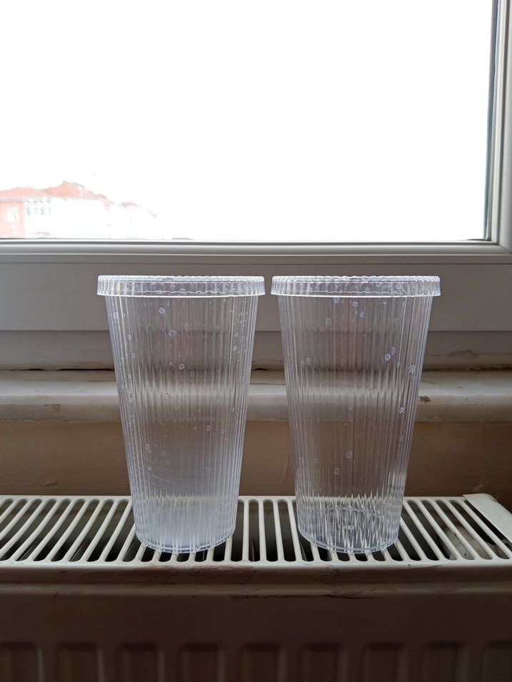 Mika 600 ml Kapaklı Bardak Seti - Görsel 2