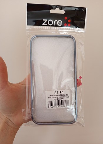 Parlak Gri Mavi Telefon Kılıfı - Görsel 2