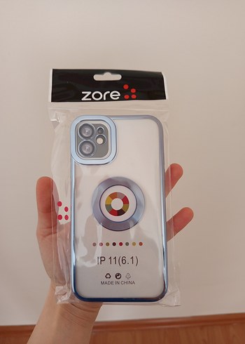 Parlak Gri Mavi Telefon Kılıfı - Görsel 3