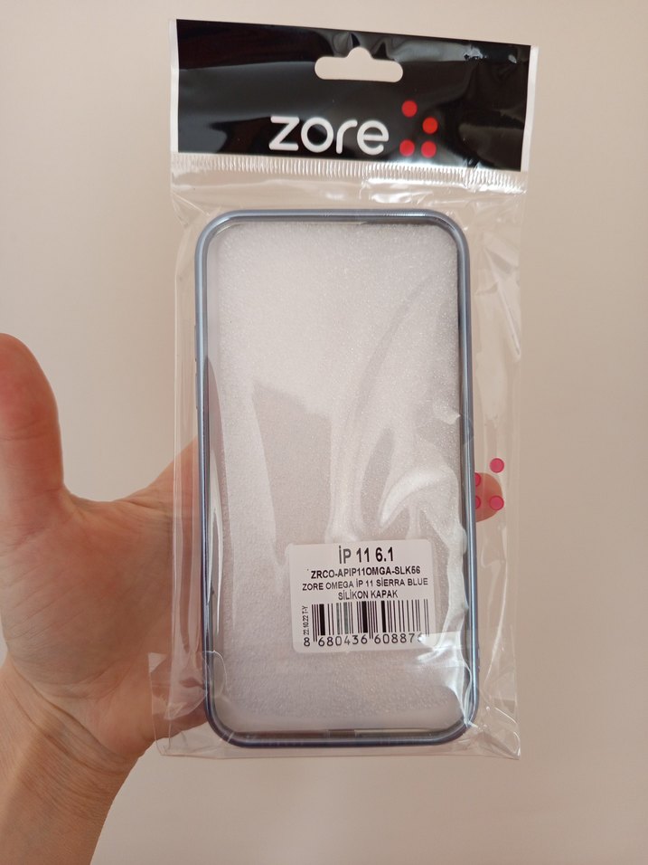 Parlak Gri Mavi Telefon Kılıfı - Görsel 2