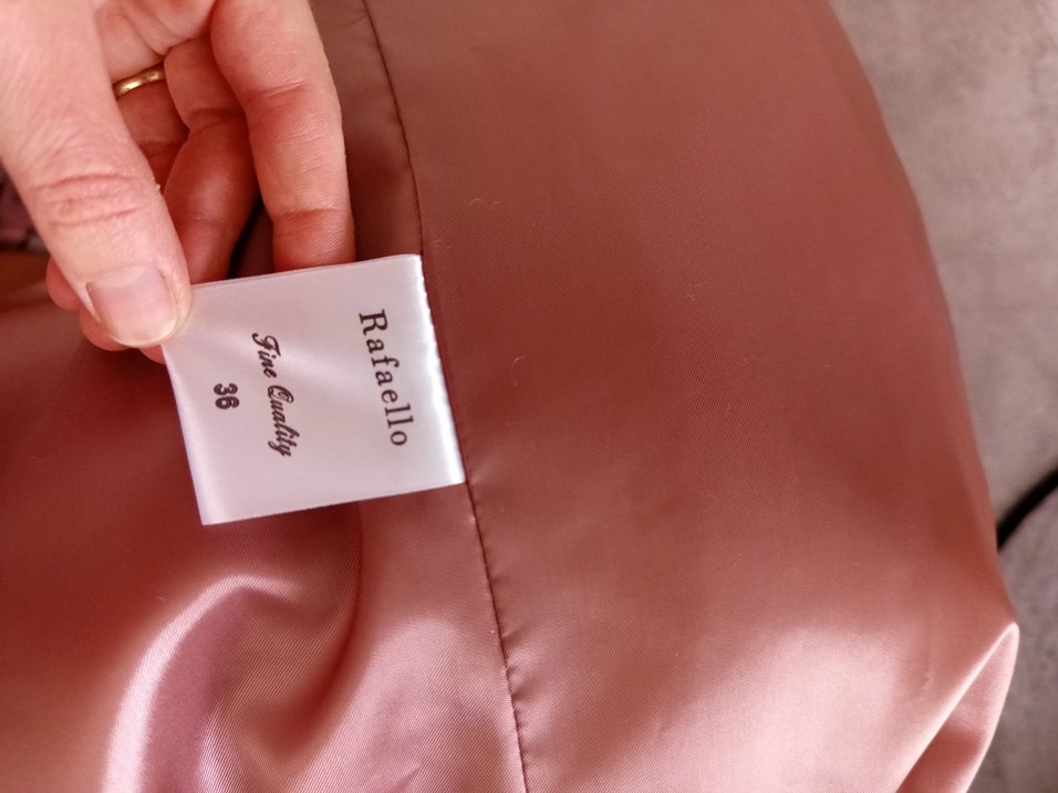 Rafaello İstanbul Pembe Düğmeli  Kadın Peluş kürk - Görsel 4