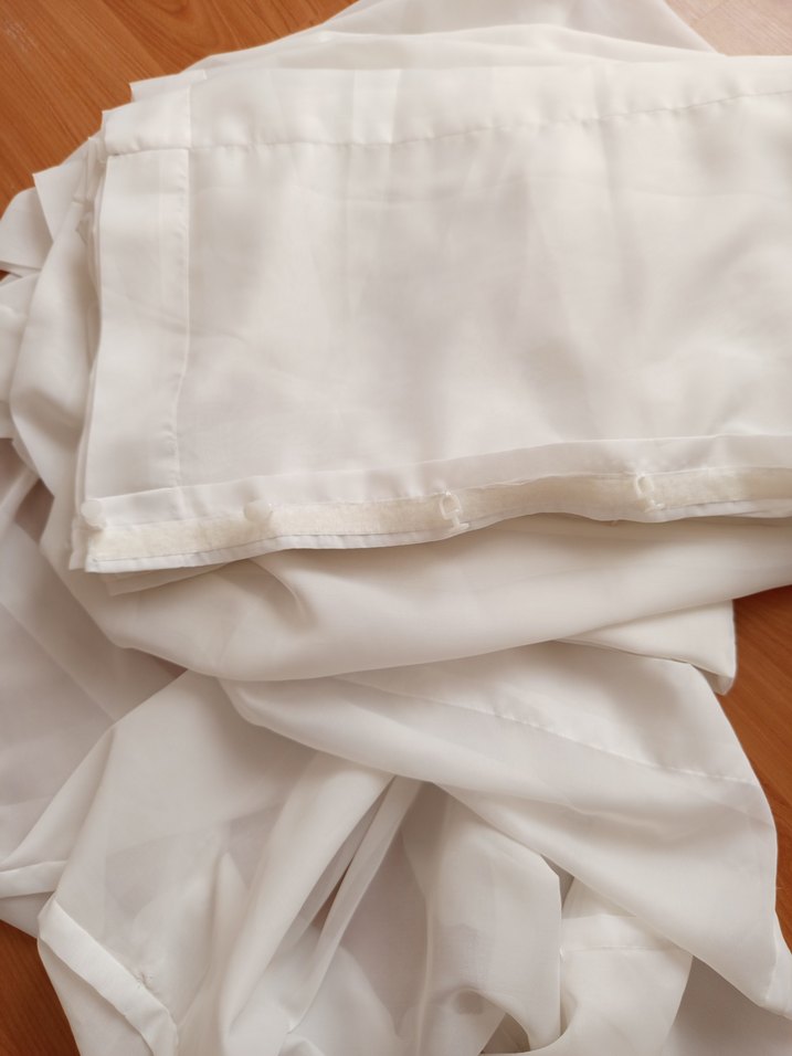 Modern Beyaz Düz Tül Perde - Görsel 4