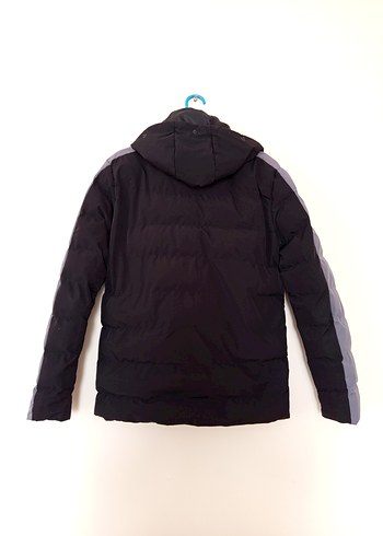 Siyah Fermuarlı Erkek Midi Mont - Görsel 3