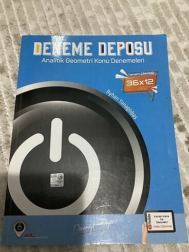 Deneme deposu analitik geometri denemeleri