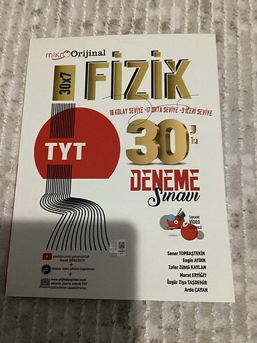 Mikro orijinal Tyt fizik branş denemesi