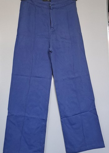 Kadın Mavi Denim Regular Fit Pantolon
