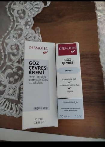 Dermoten Göz Çevresi Krem ve Serum Seti