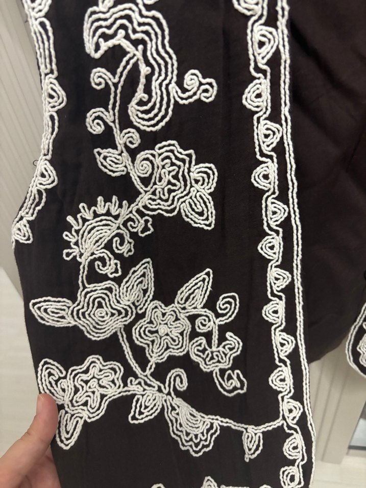 Pamuk kumaş Zara yelek - Görsel 2