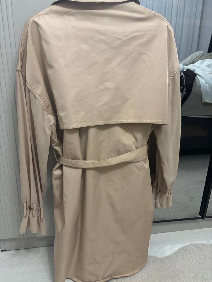 Bej Kadın Midi Trençkot - IPEKYOL - Görsel 3