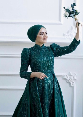 Tesettür nişanlık/kınalık - Görsel 4