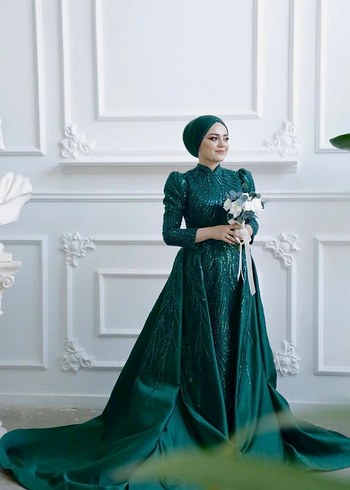 Tesettür nişanlık/kınalık - Görsel 3