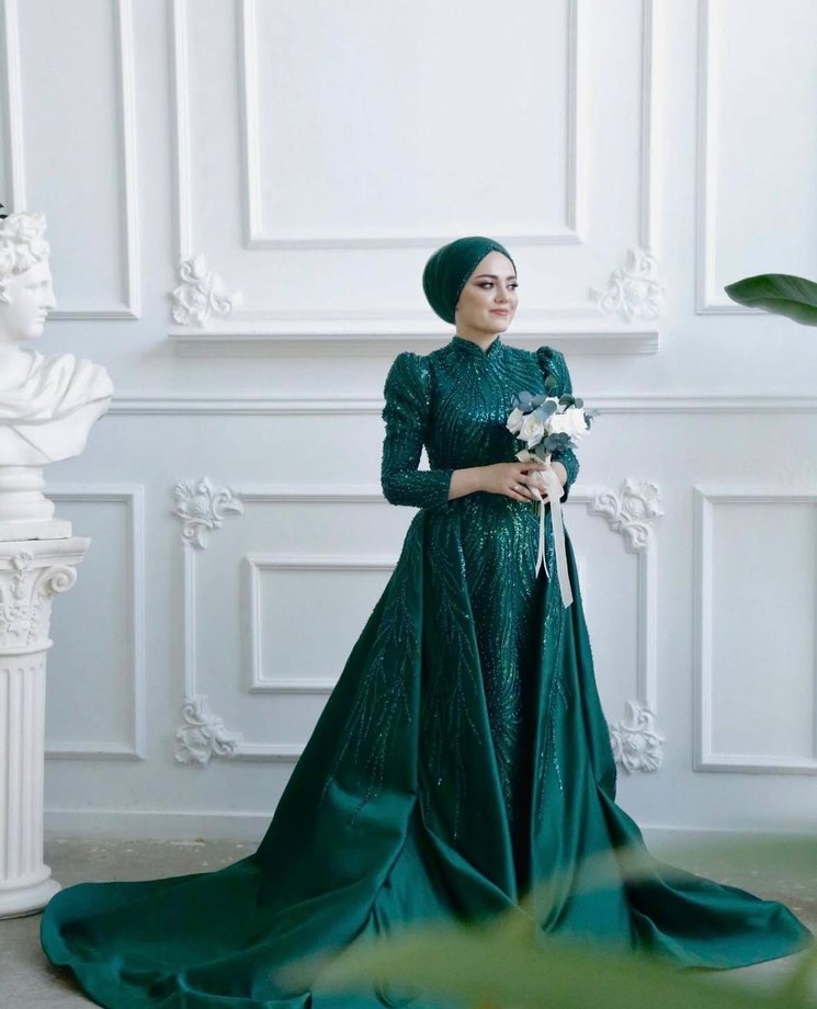 Tesettür nişanlık/kınalık - Görsel 3