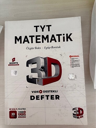 3D tyt matematik konu defteri