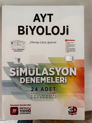 3D ayt biyoloji deneme