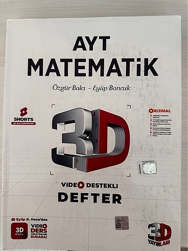 3D ayt matematik video ders kitabı