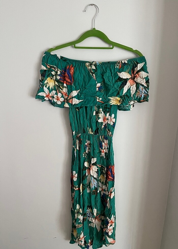 Kayık yaka elbise - Görsel 3