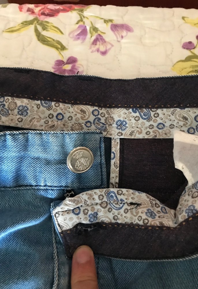 Baggy Mavi Yıkamalı Pantolon - Görsel 2