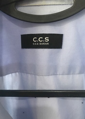 Mavi Kısa Kollu Pamuklu Gömlek - Görsel 2